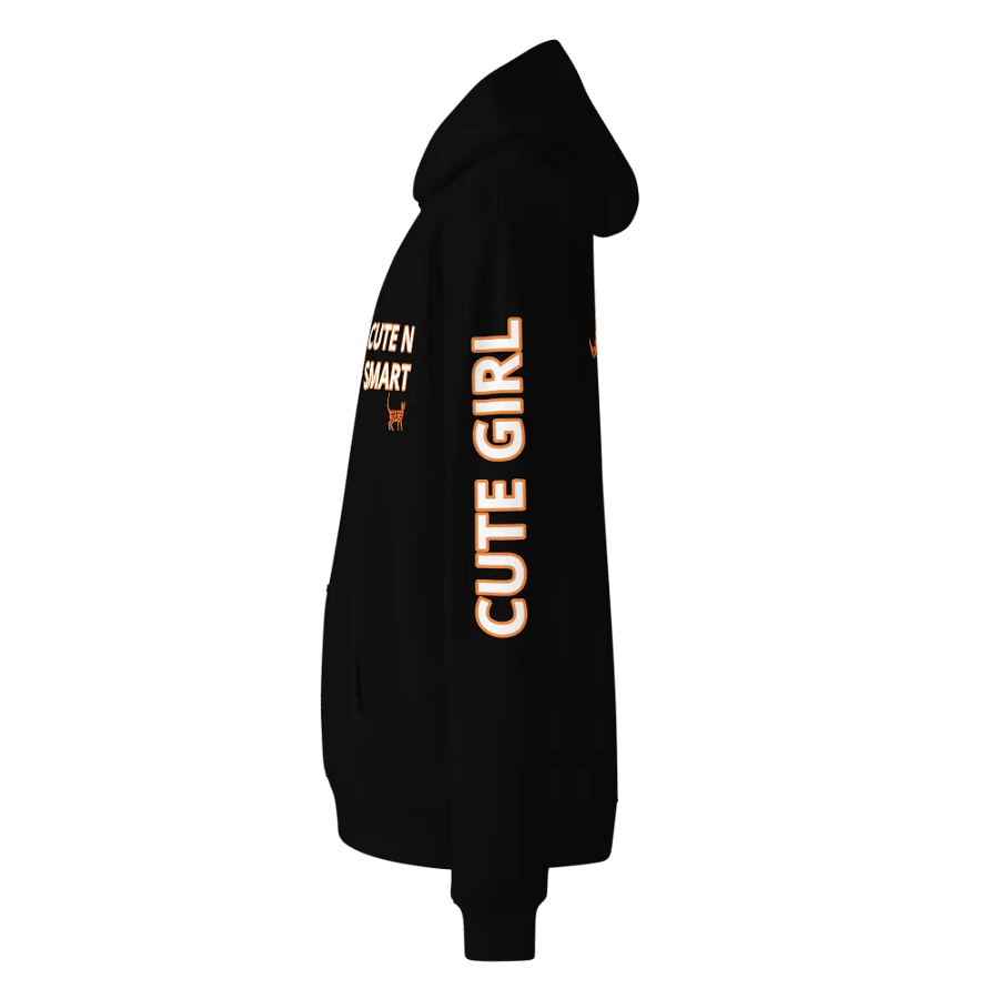 Cute N Smart Cat Outline Hoodie product image (4)