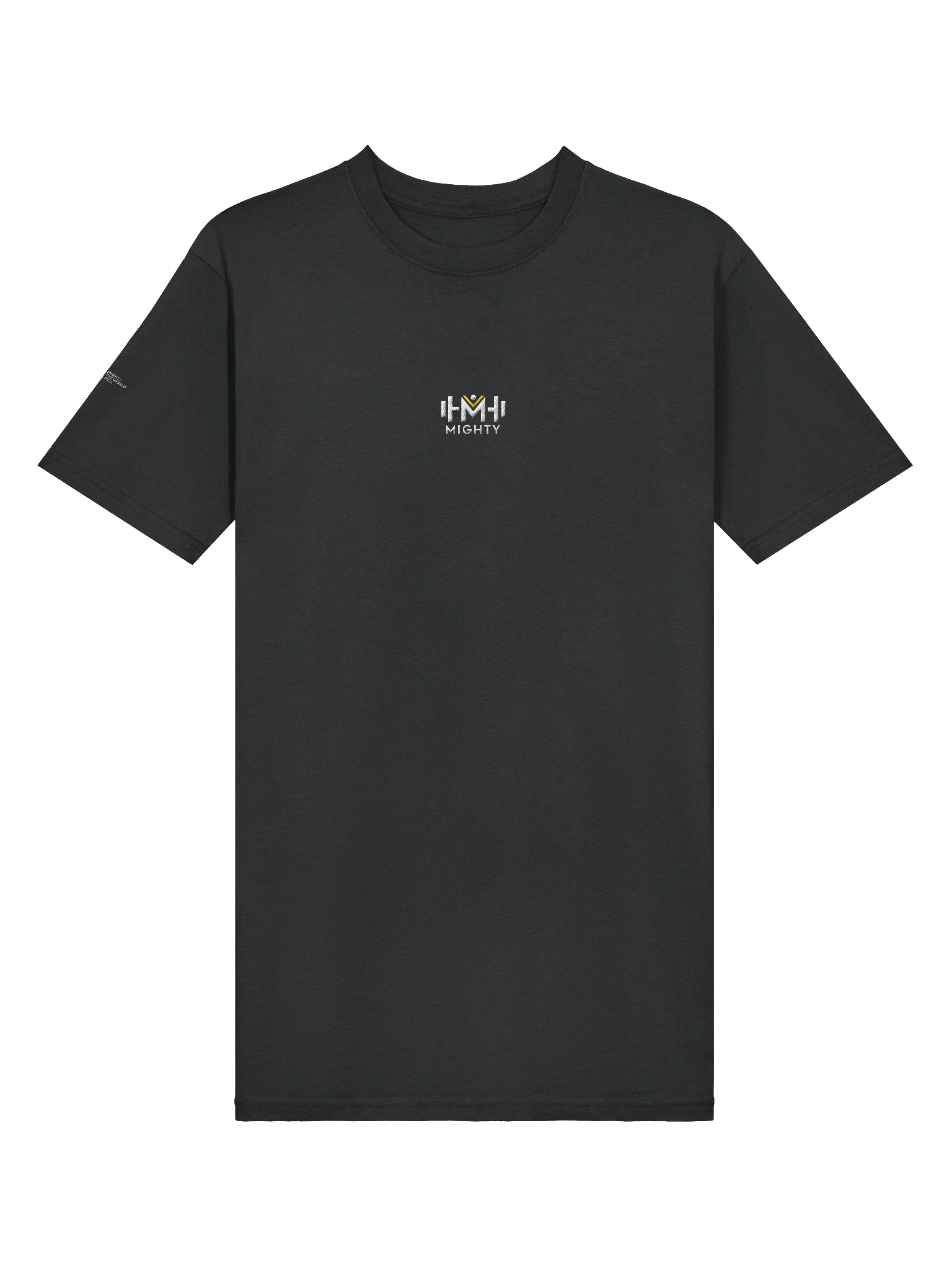 Centered Just Plain Mighty - Oversized Tee - Black product image (3)