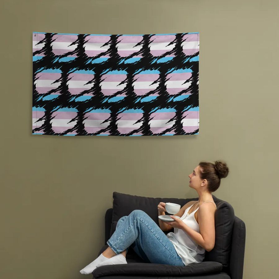 Illusionary Zigzag All-Over Flag product image (12)