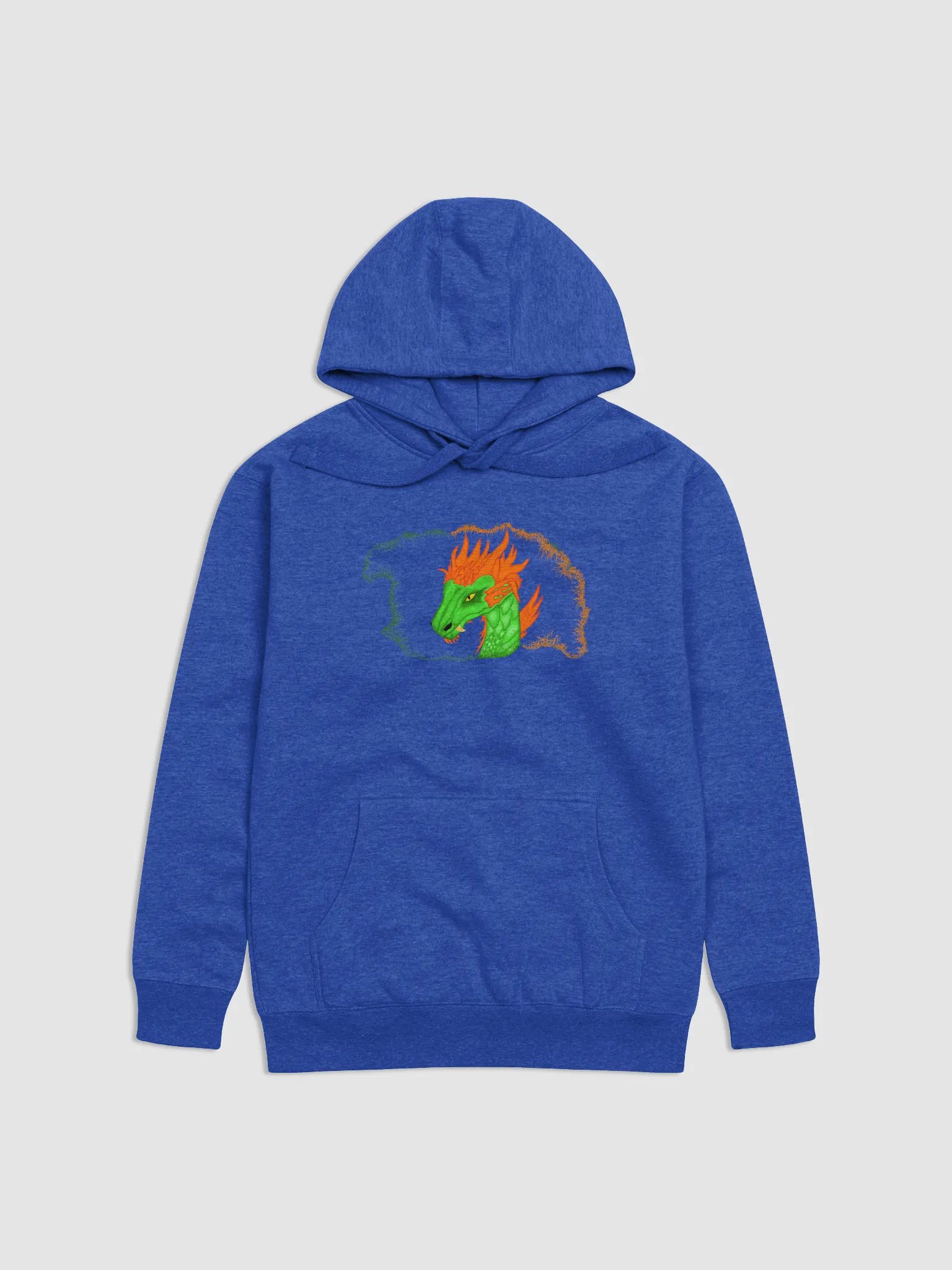 Fiery Dragon Head Unisex Premium Hoodie product image (1)