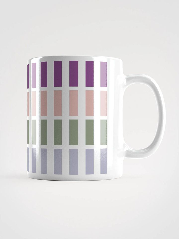 Contrasting Colores Rectangle Patterns White Mug product image (11)