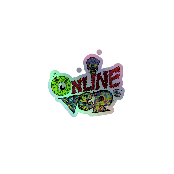 VCR FOREVER STICKER product image (1)