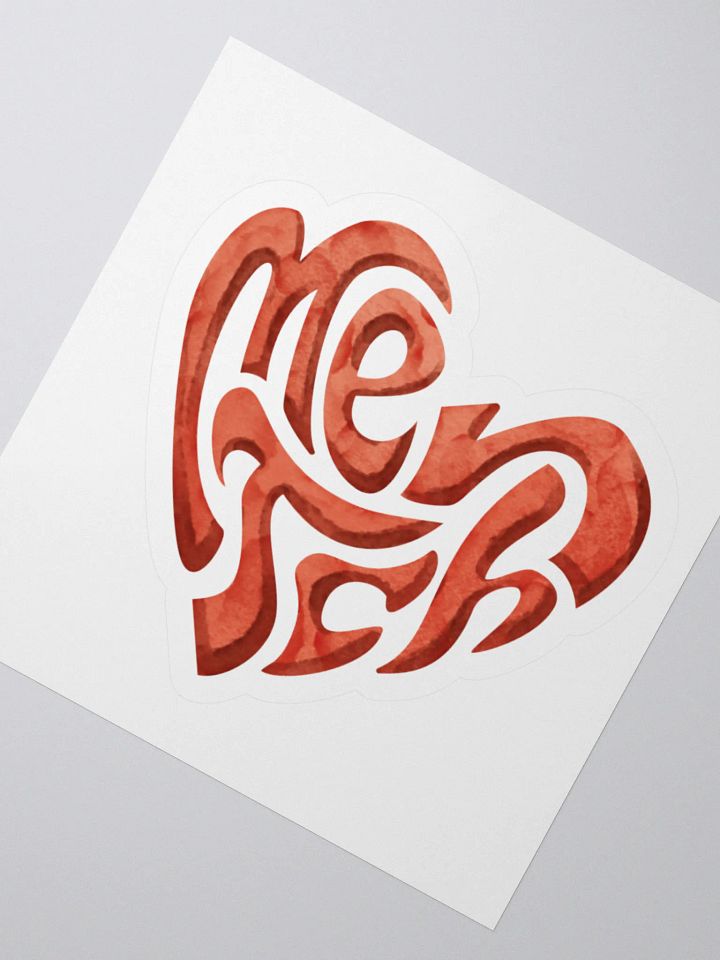 Mentch heart - sticker product image (4)