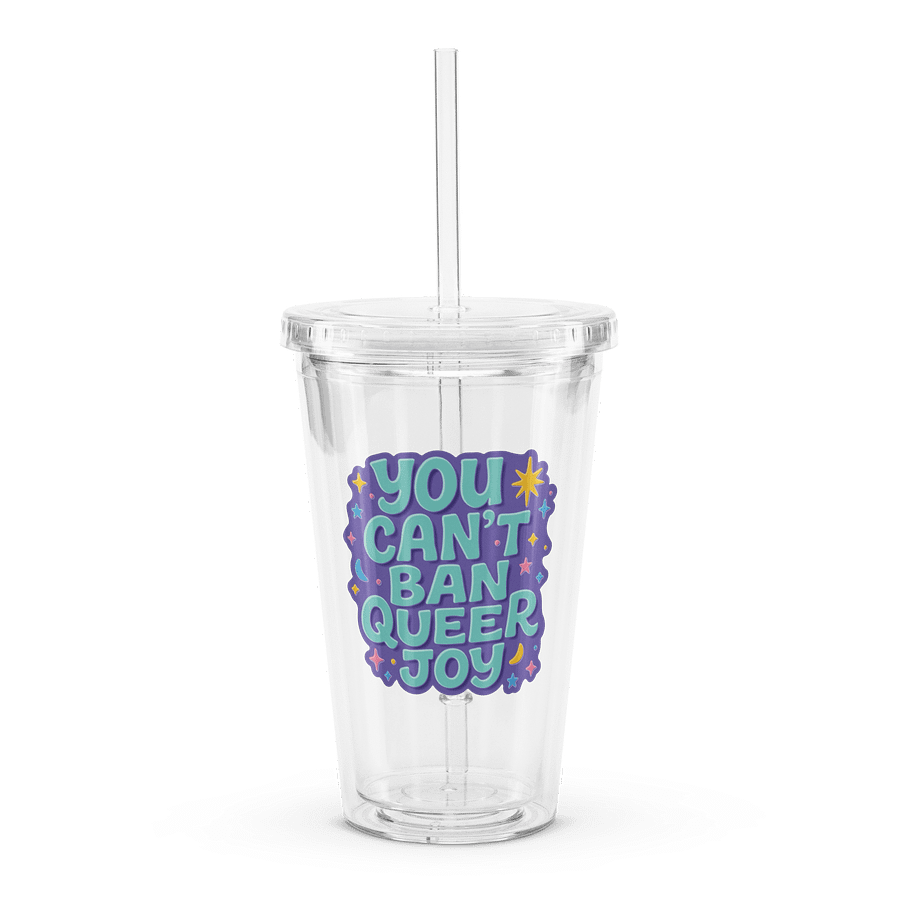 You Can't Ban Queer Joy Tumbler product image (1)