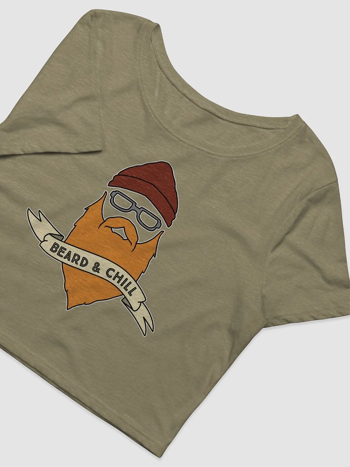 Beard & Chill Crop Top product image (6)