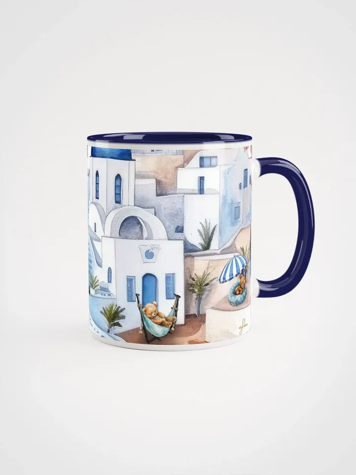 Santorini Dreaming Ceramic Mug | 11oz & 15oz | Dishwasher & Microwave Safe Coffee Cup product image (1)