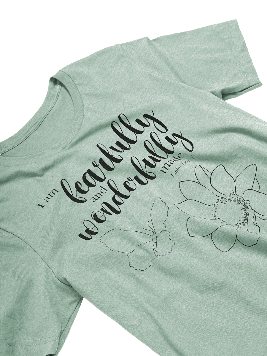 I am Fearfully and Wonderfully Made Psalm 139:14 Tee product image (3)