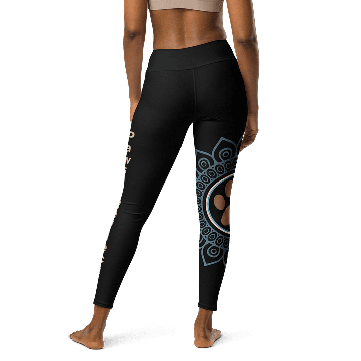 Paws and Reflect Mandala Paw Print Yoga Leggings product image (2)