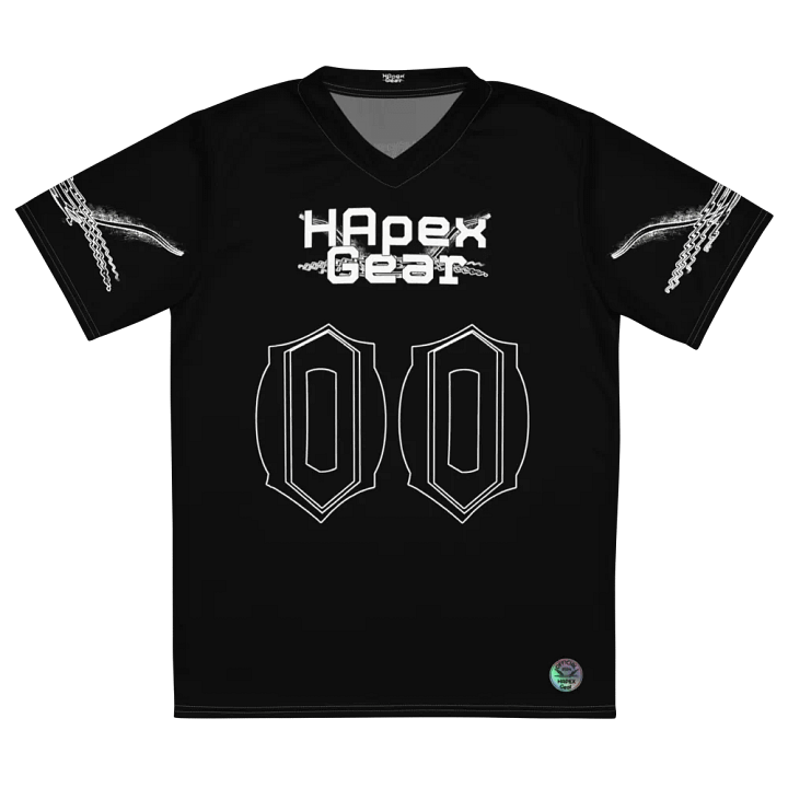 Capital TOOMEY - Black - Recycled Unisex Sports Jersey - White HApex Gear Black Logo product image (2)