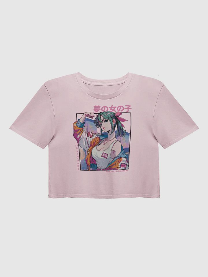 Panic Glitchy Dream Girl Citypop Crop Top product image (9)