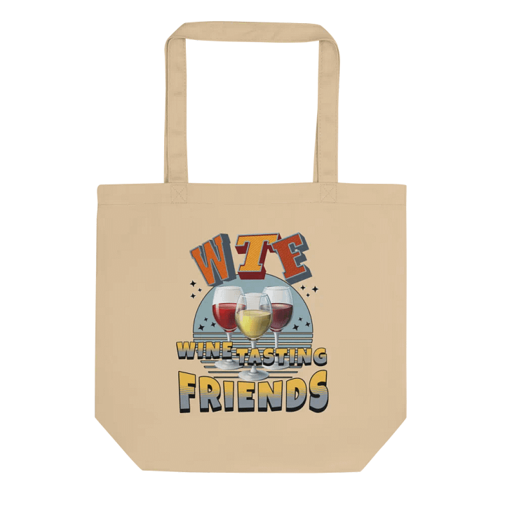WTF Wine Tasting Friends Tote Bag product image (1)