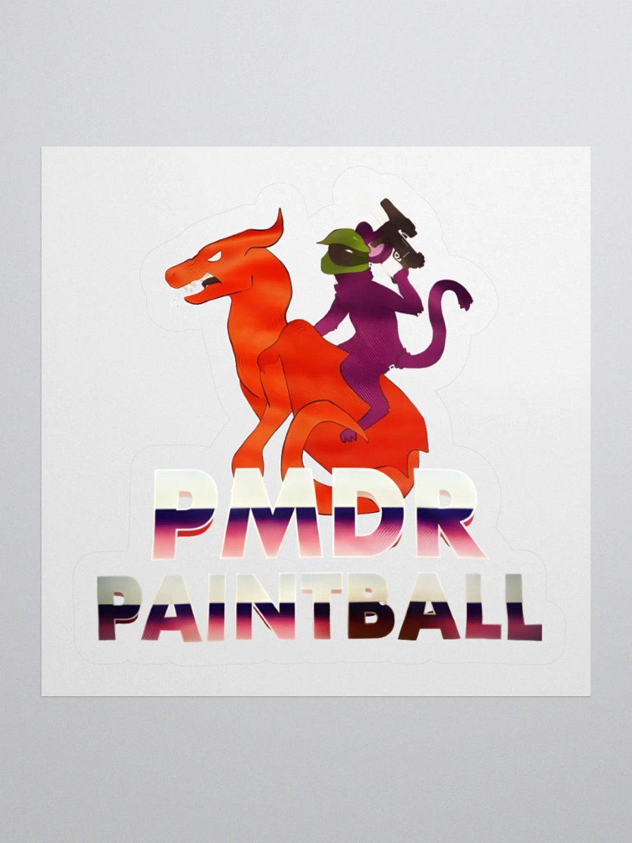 PMDR OG Logo Sticker - White product image (1)