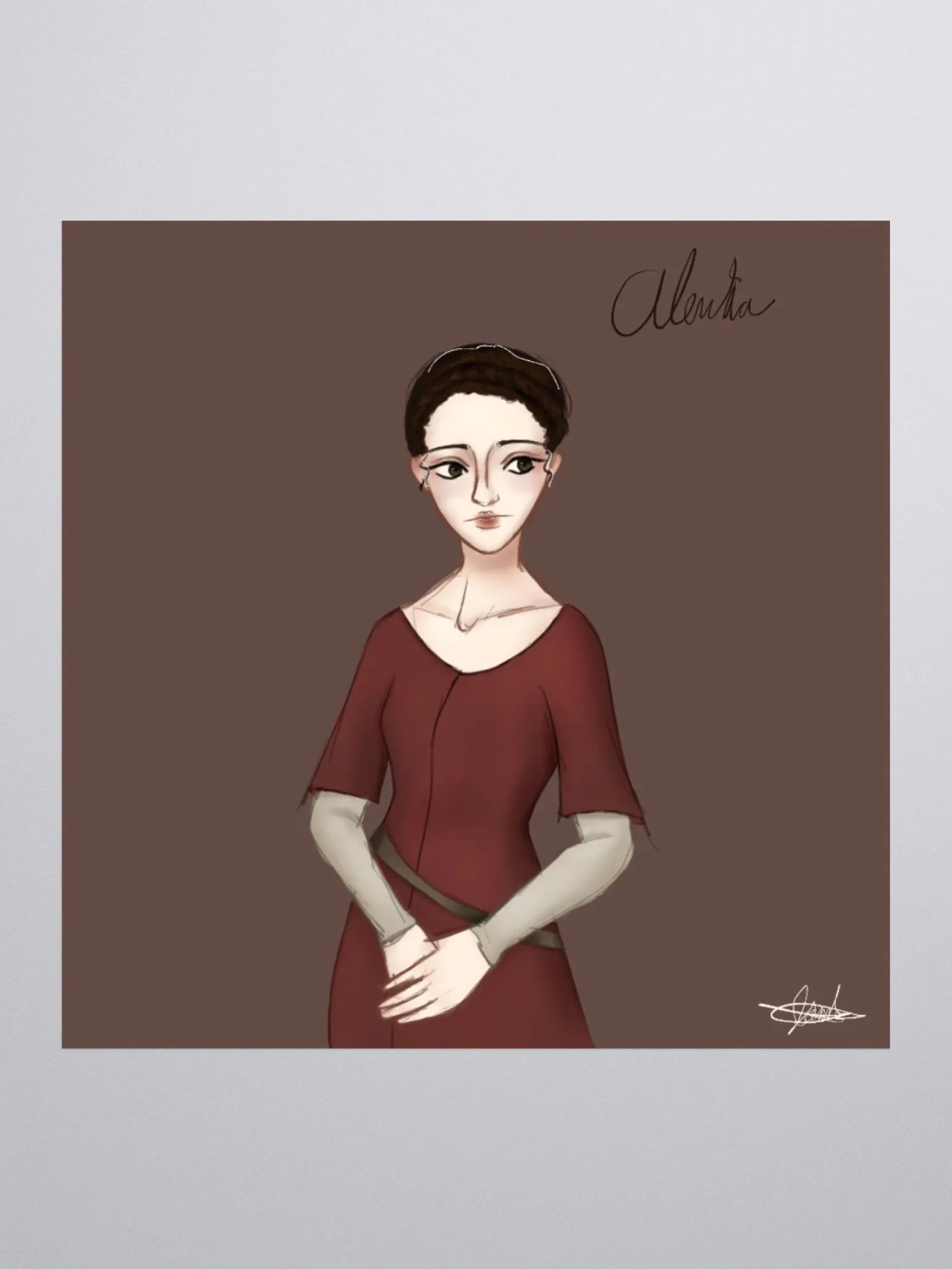 Alenka sticker, square product image (1)