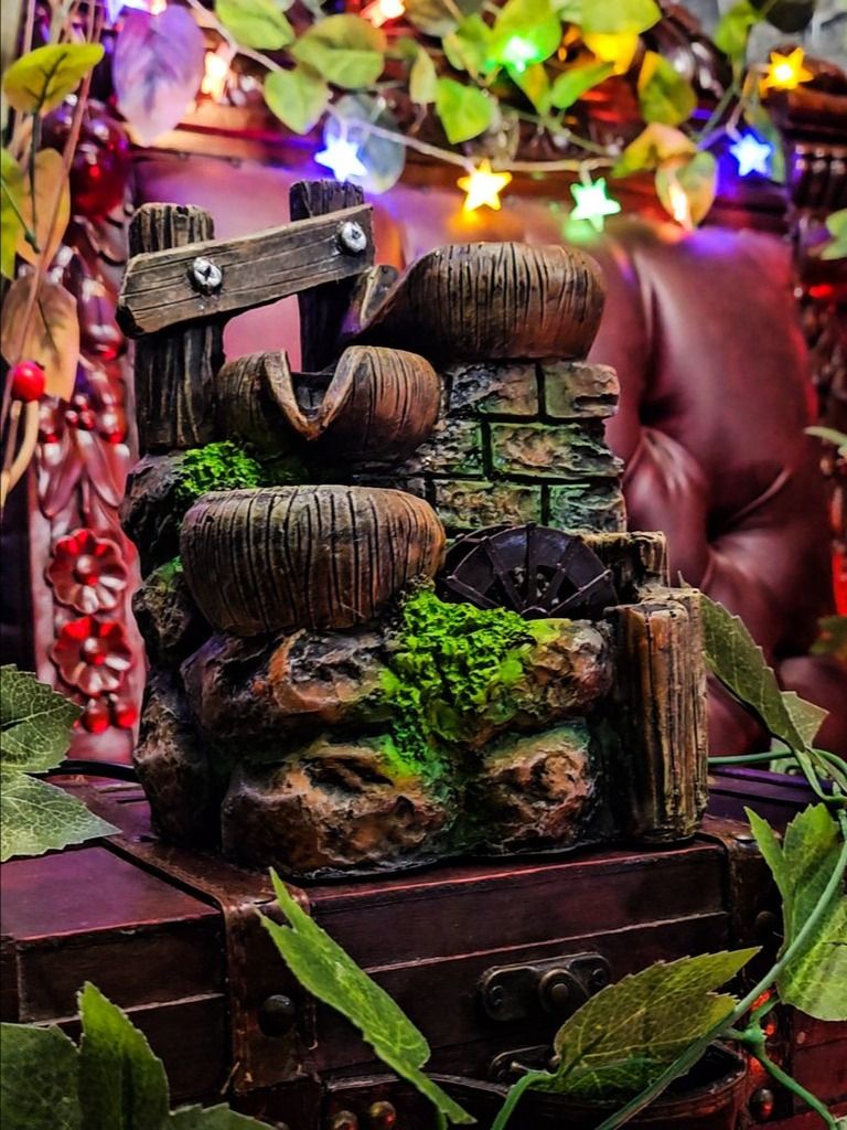The Armored Kingdom Merlin's Serenity Spring Tabletop Fountain product image (4)