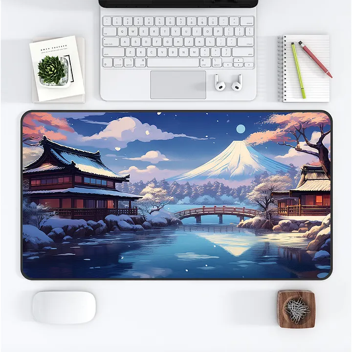 Tranquil Winter Medium Desk Mat (12 x 22) product image (1)