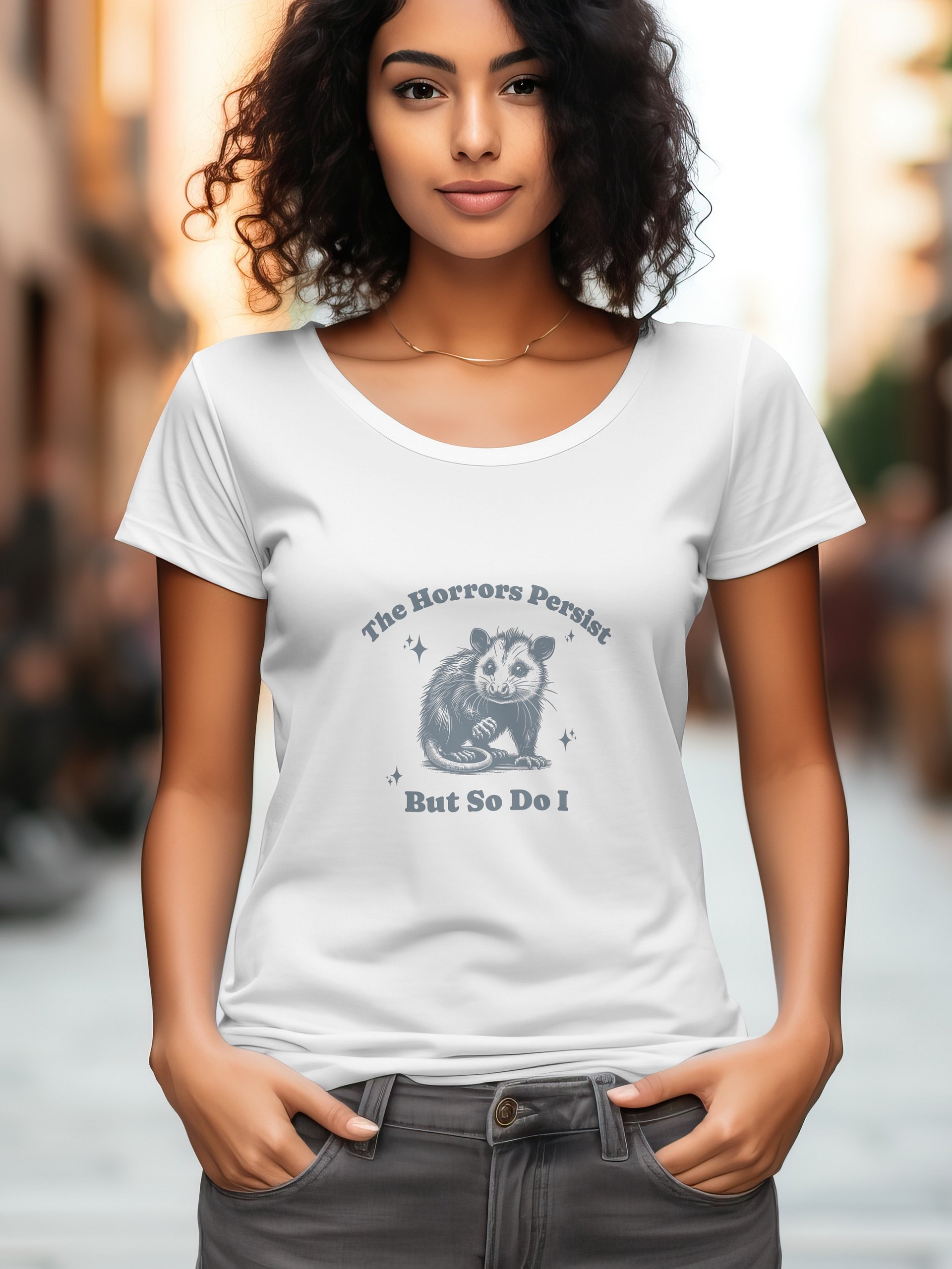 The Horrors Persist But So Do I T-Shirt product image (2)