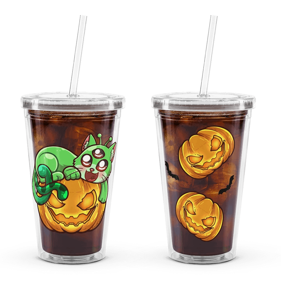 Halloween Cosmos Cat 16oz Tumbler product image (1)