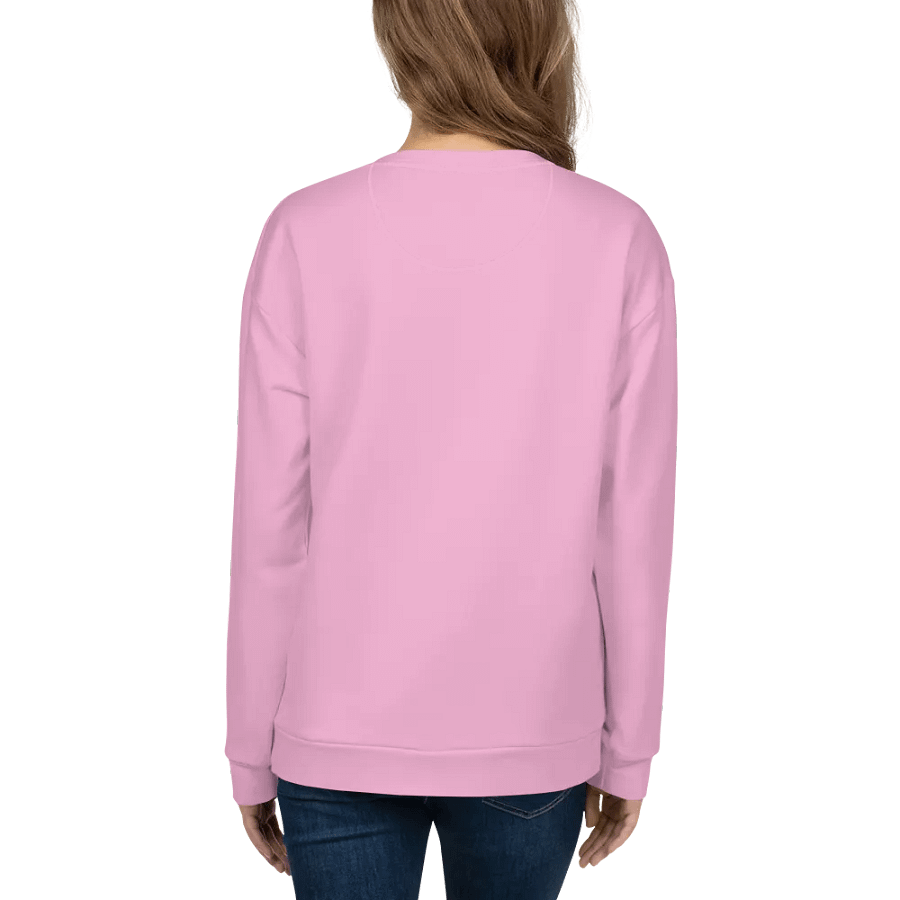 Plain Light Carnation Pink True Summer Unisex Recycled Polyester Heavyweight Premium Sweatshirt by Treasure Pie product image (8)