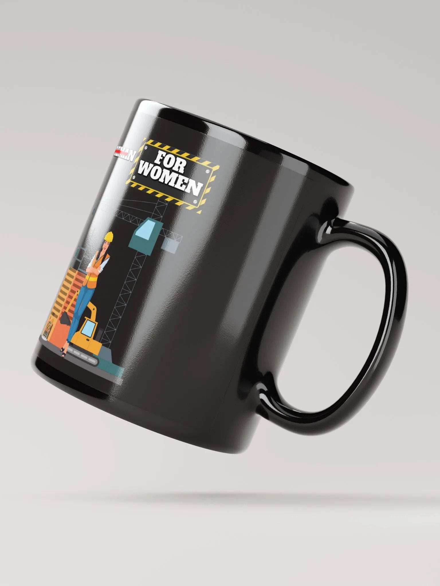 For Women Construction Black Mug product image (2)