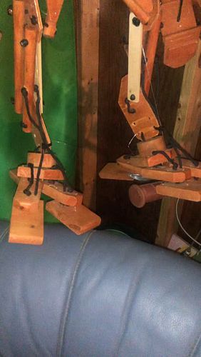 @5p1n0k10 #scifi #sciencefiction #futurism #afrofuturism #puppets #marionettes #recycled #wood #jeghettosworkshop @handmade_p...