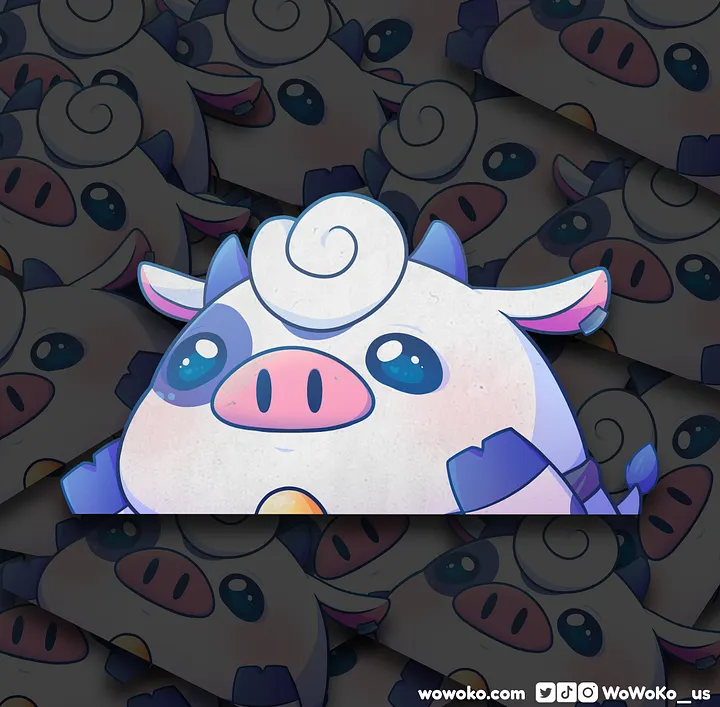 Zodiac Cow - Peeker product image (1)