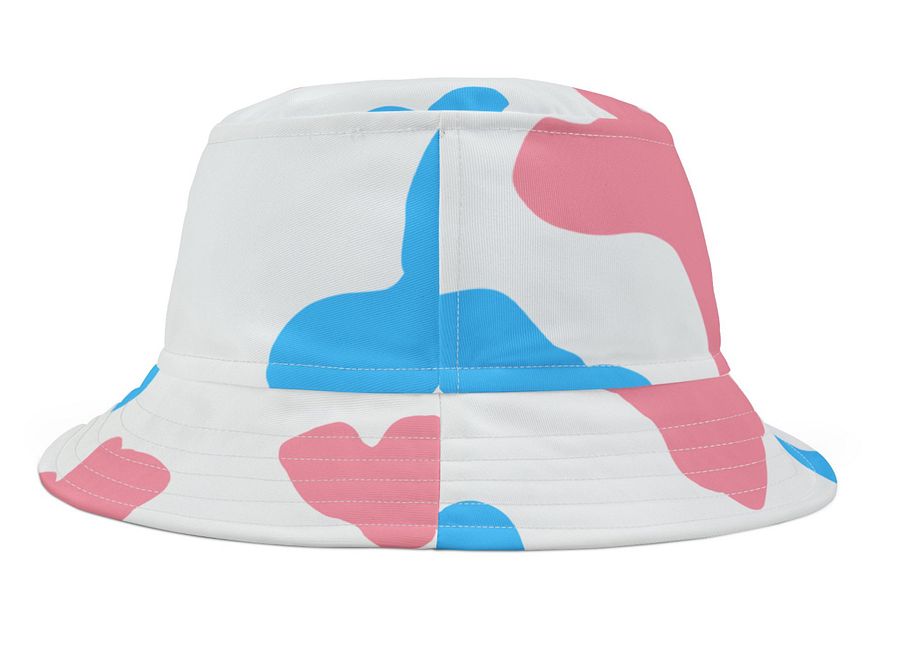 Cow print bucket hat product image (1)