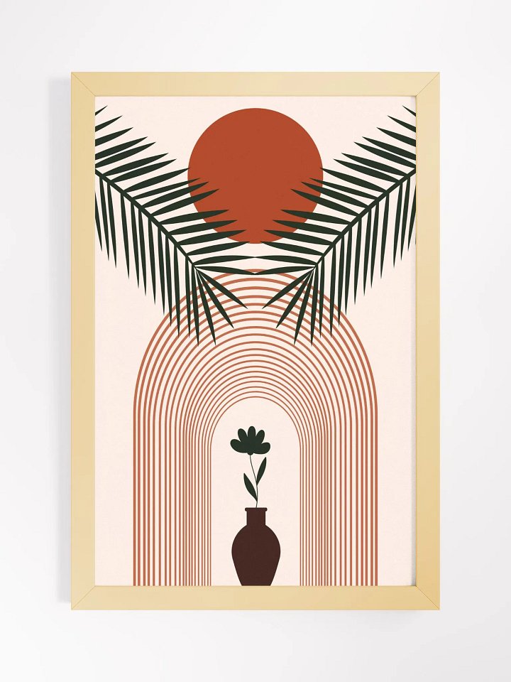 Radiant Oasis Framed Matte Poster product image (3)