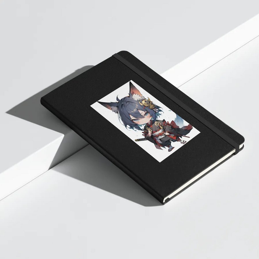 Chibi Fox Warrior Hardcover Notebook product image (9)