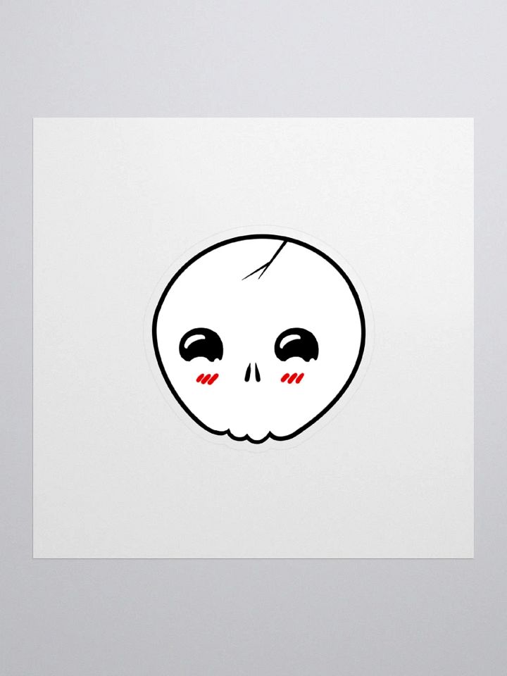 uWu Skull || Sticker product image (1)