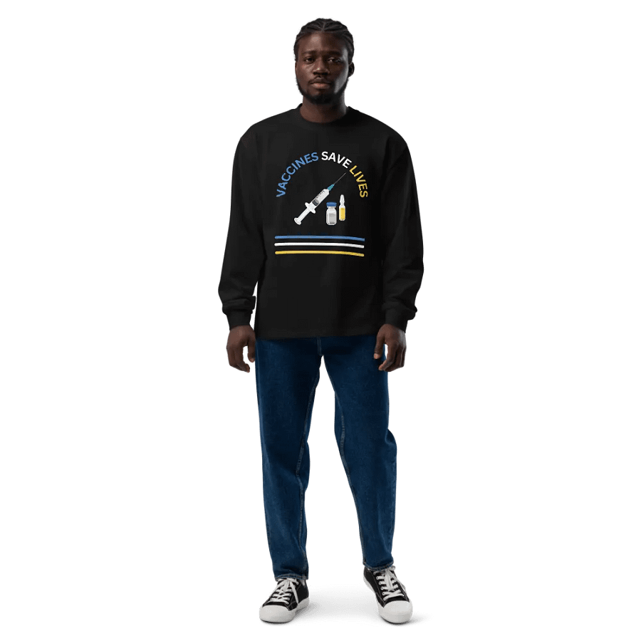 Vaccines Save Lives Unisex Long Sleeve Shirt product image (9)