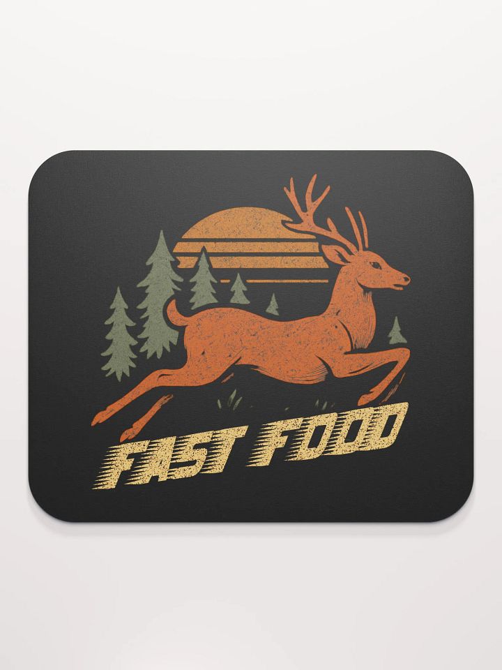 Fast Food Mouse Pad – Funny Deer Hunting Desk Mat product image (2)