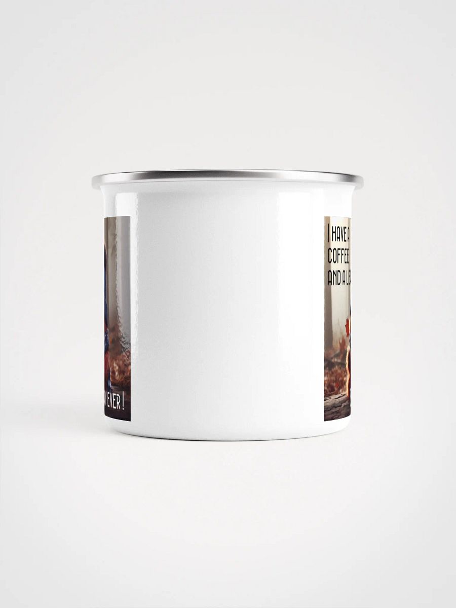 Coffee and a Leaf Enamel Mug product image (2)