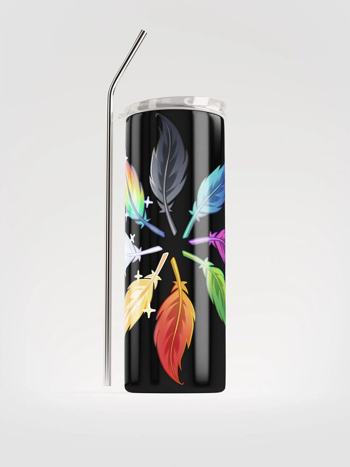 Circle of Feathers Stainless Steel Tumbler & Straw product image (2)