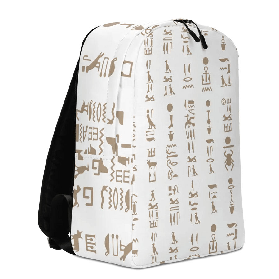 Isis White Hieroglyphs Backpack product image (3)