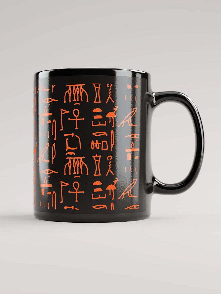 Majestic Egyptian Red Hieroglyphs Mug product image (1)