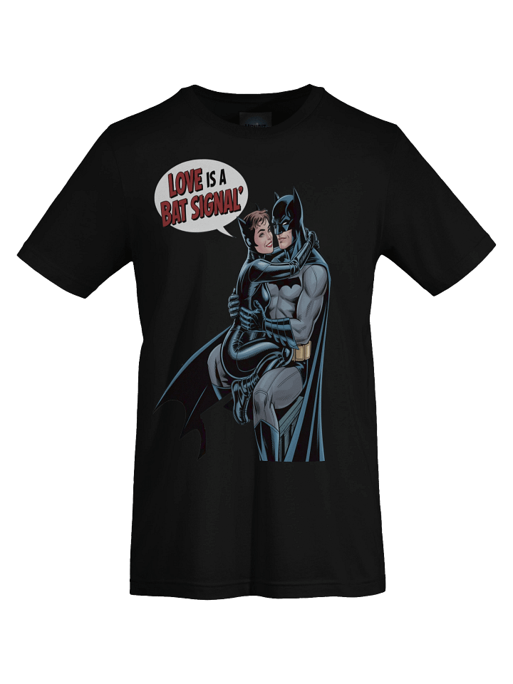 Bat Signal Bliss: Batman & Catwoman Love is a Bat Signal T-Shirt product image (1)