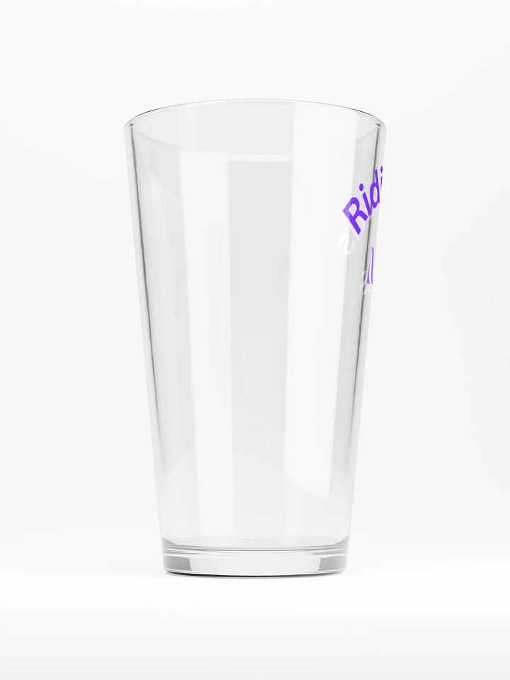 Ridiculous Minds Pint Glass product image (2)