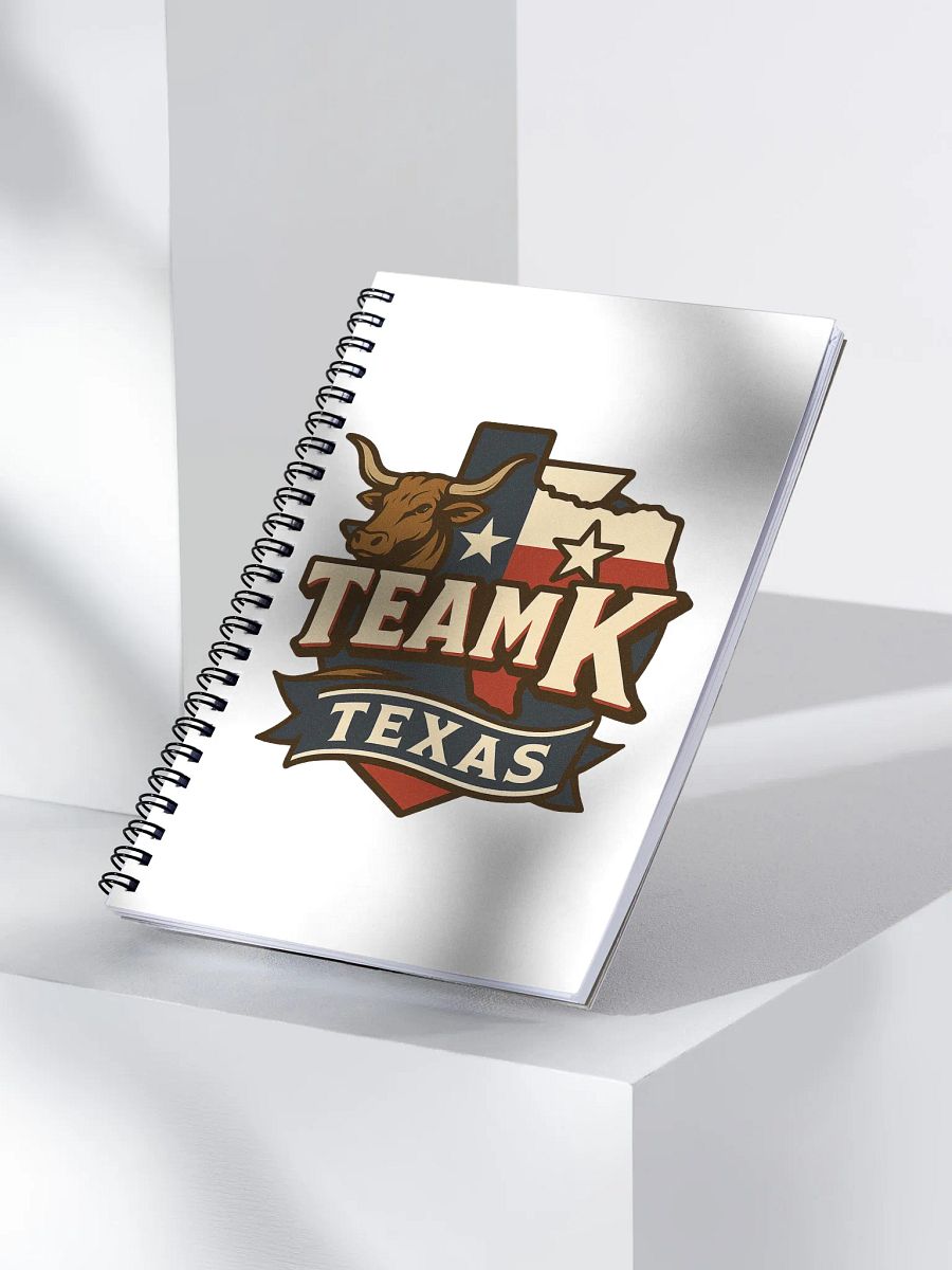 Team K Texas Spiral Notebook product image (3)