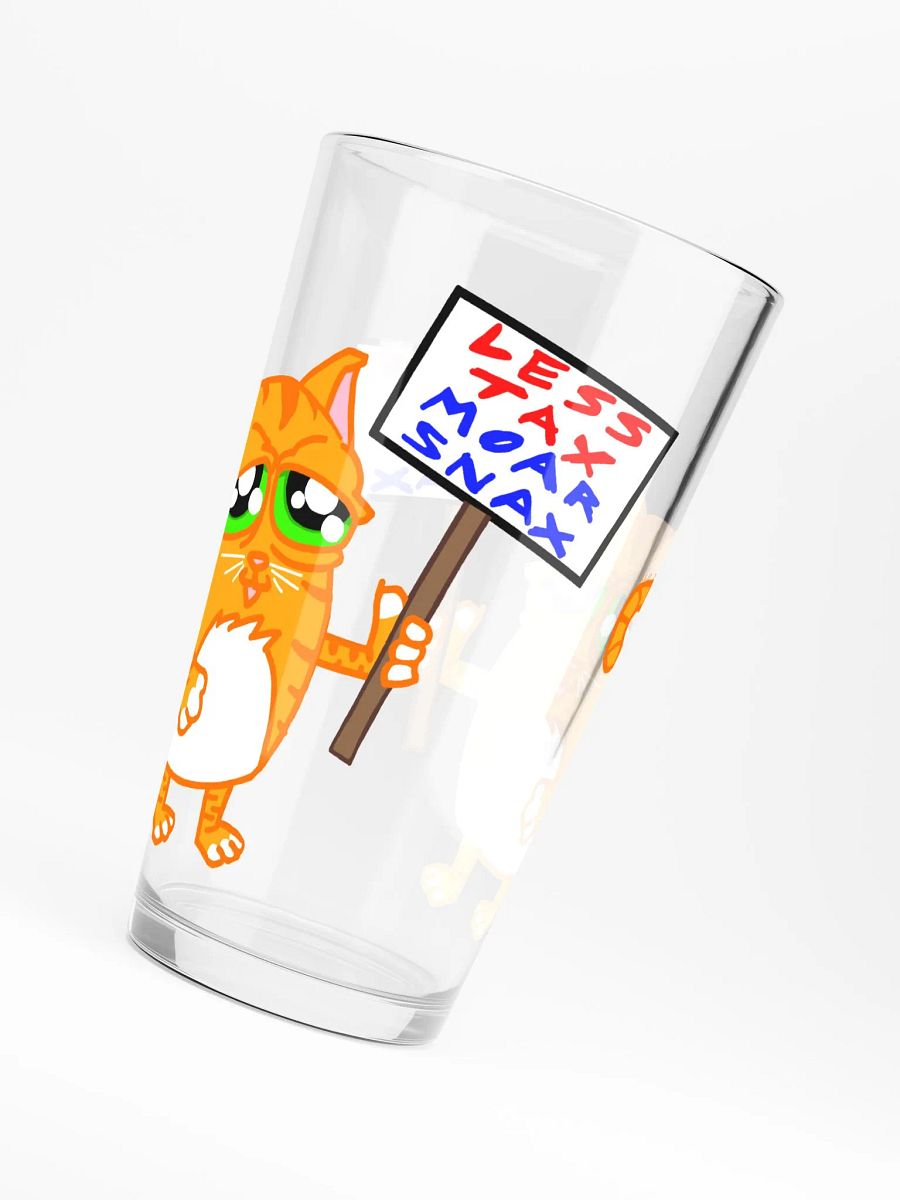 Less Tax Moar Snax Pint Glass product image (5)