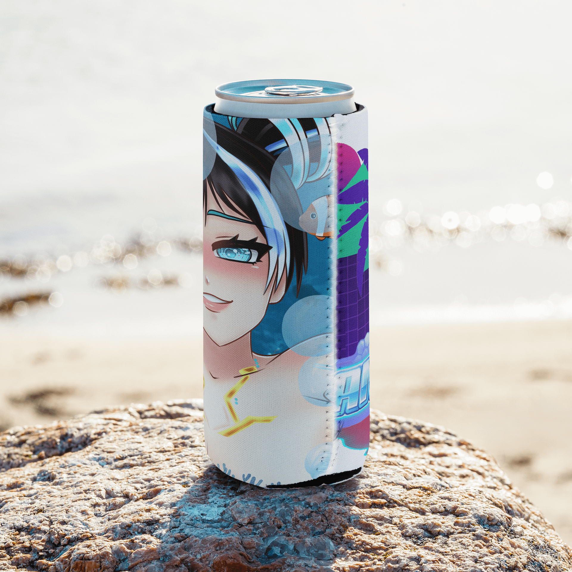 Adult Only Limited Edition Summer Swim Cyber DEM0 Koozie. product image (17)