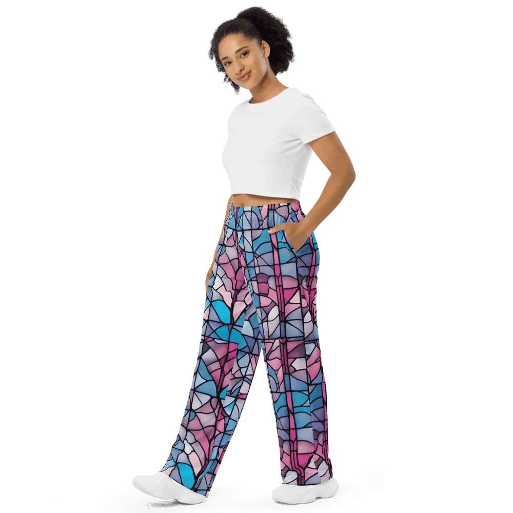 Symmetric Prism Dream Wide-Leg Pants product image (10)
