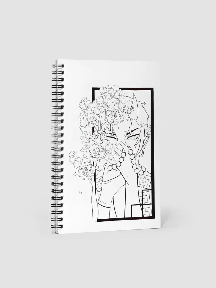 Blacked Cherry Blossom Notebook product image (1)
