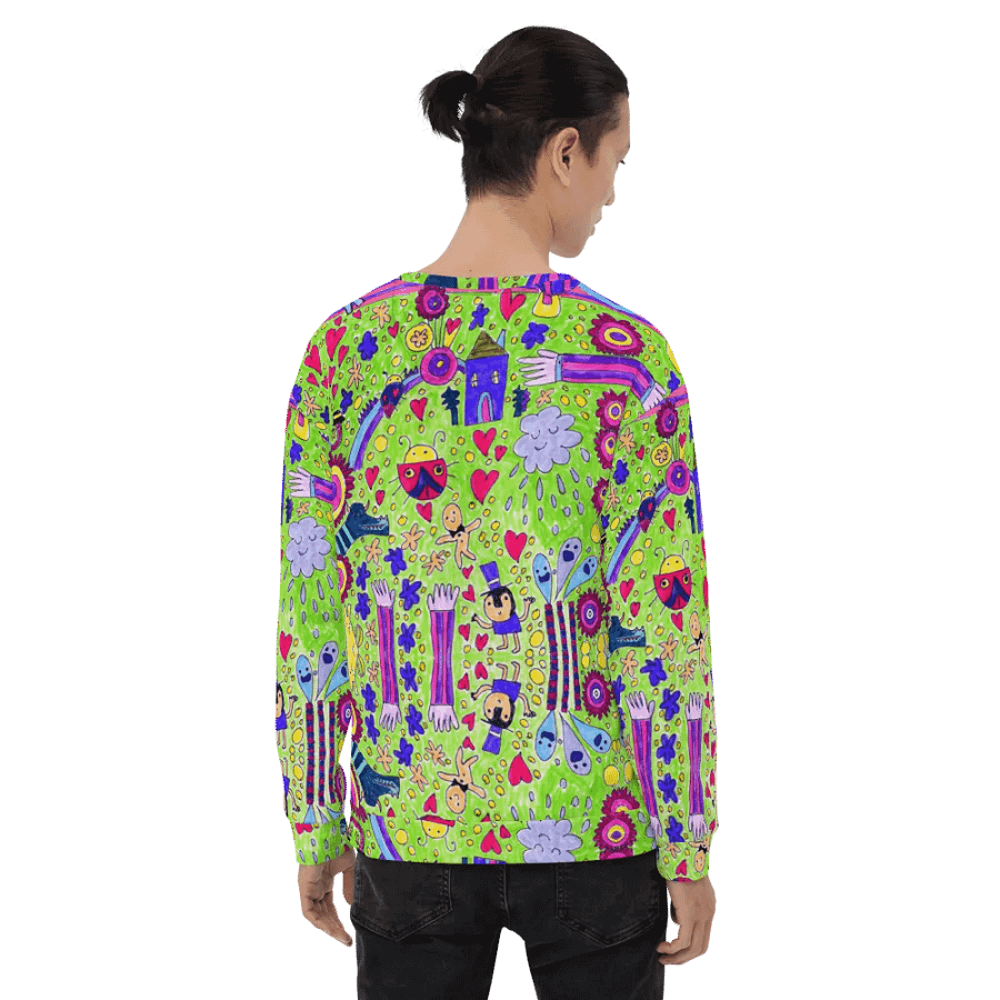 Abstract Doodle Life Unisex Sweatshirt product image (3)