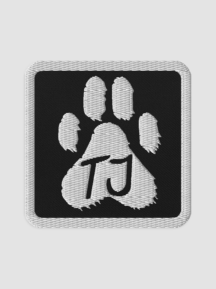 TJ Embroidered Patch - Square (White detail) product image (1)