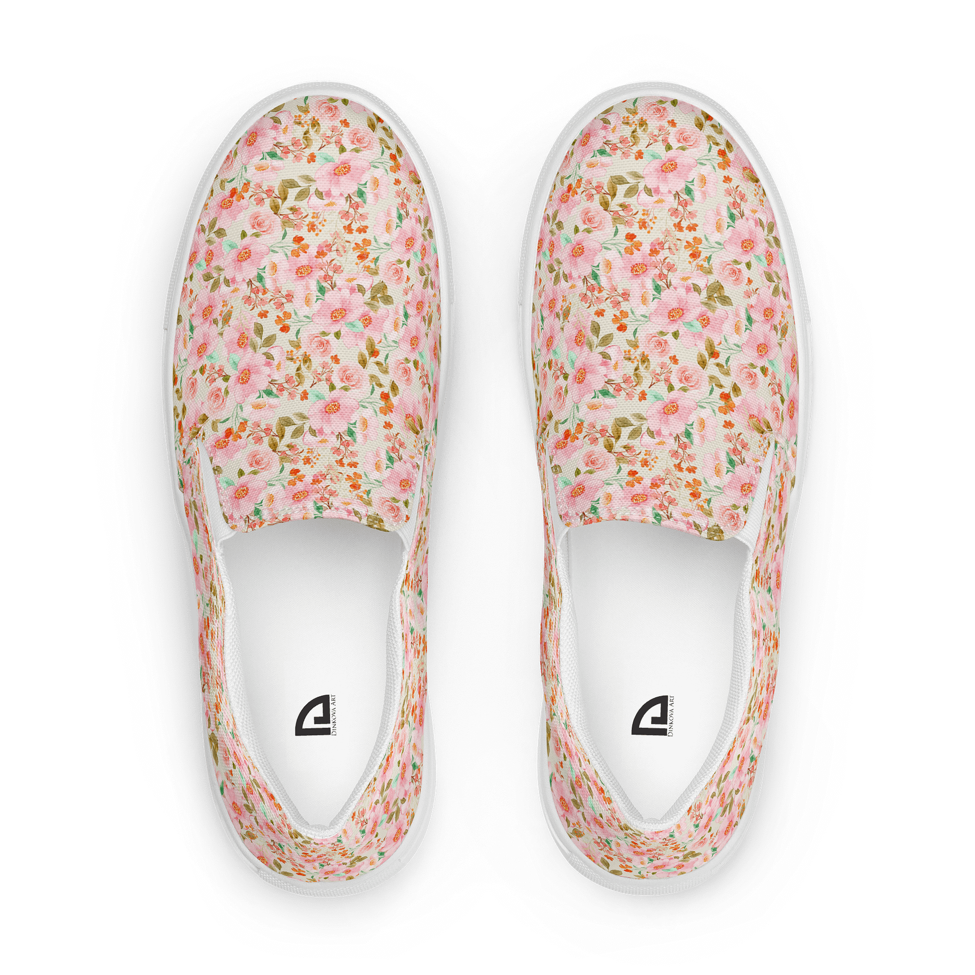Pink Roses Canvas Shoes product image (1)
