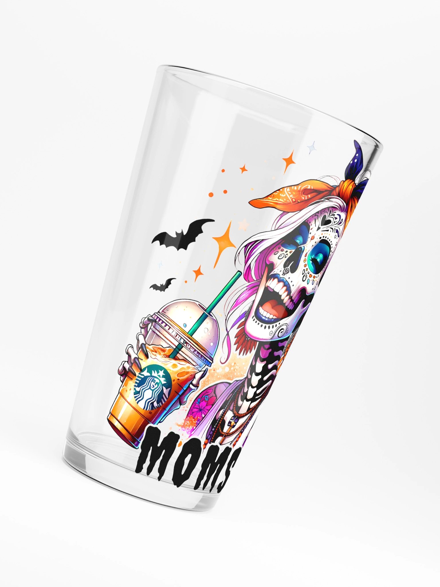 Day of the Dead Skeleton Shaker Pint Glass product image (6)