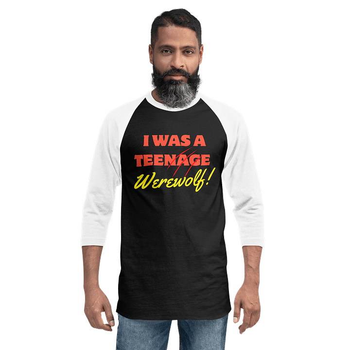 I Was A Teenage Werewolf! Raglan Tee product image (3)