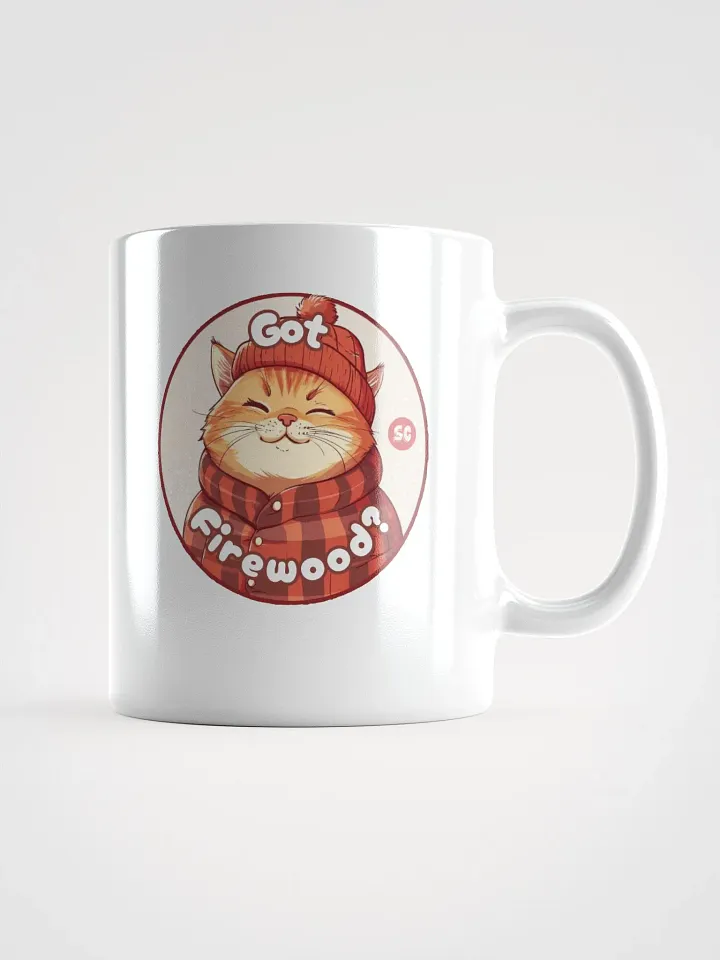 Cozy Cat - Got Firewood? | White Glossy Mug product image (1)