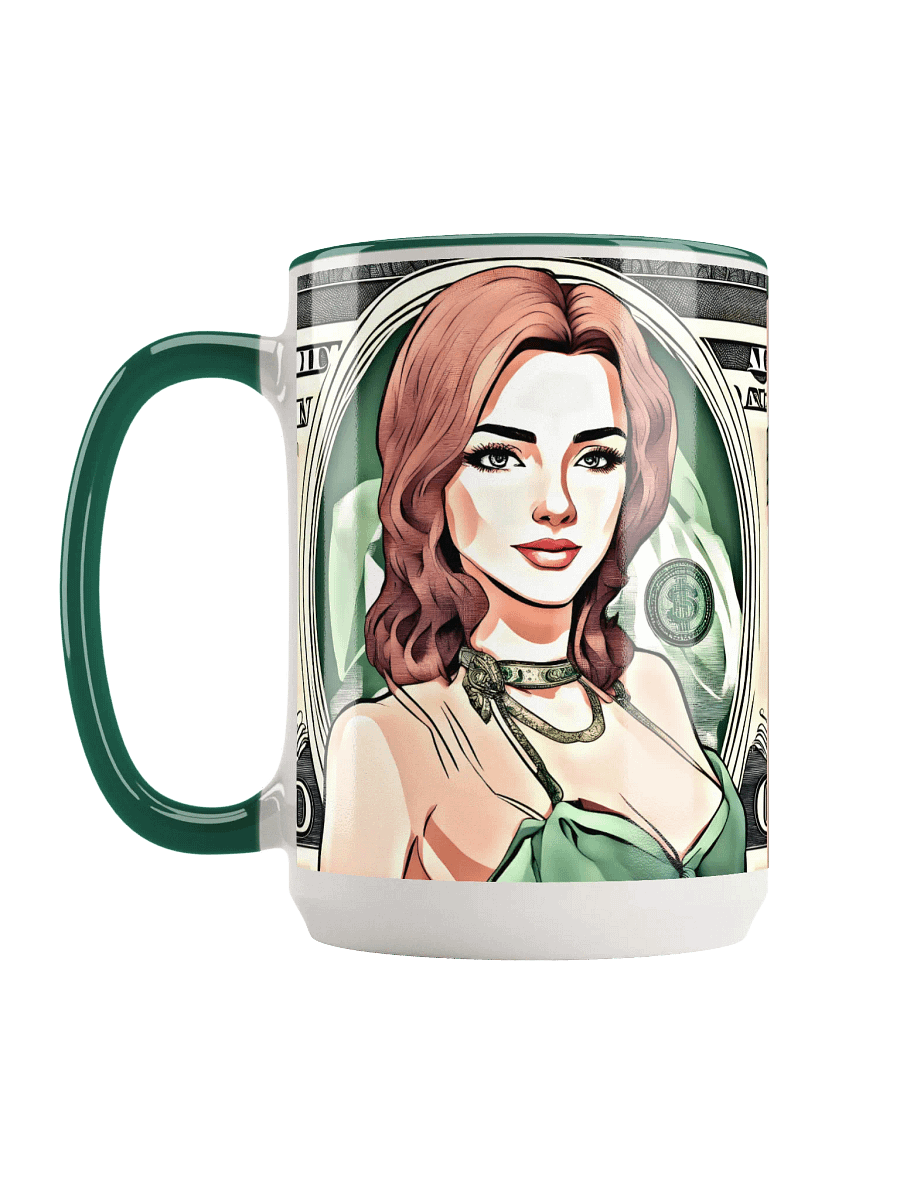 TopFrag™ -=Dollar Bill=- Ceramic Mug with Color Inside product image (2)