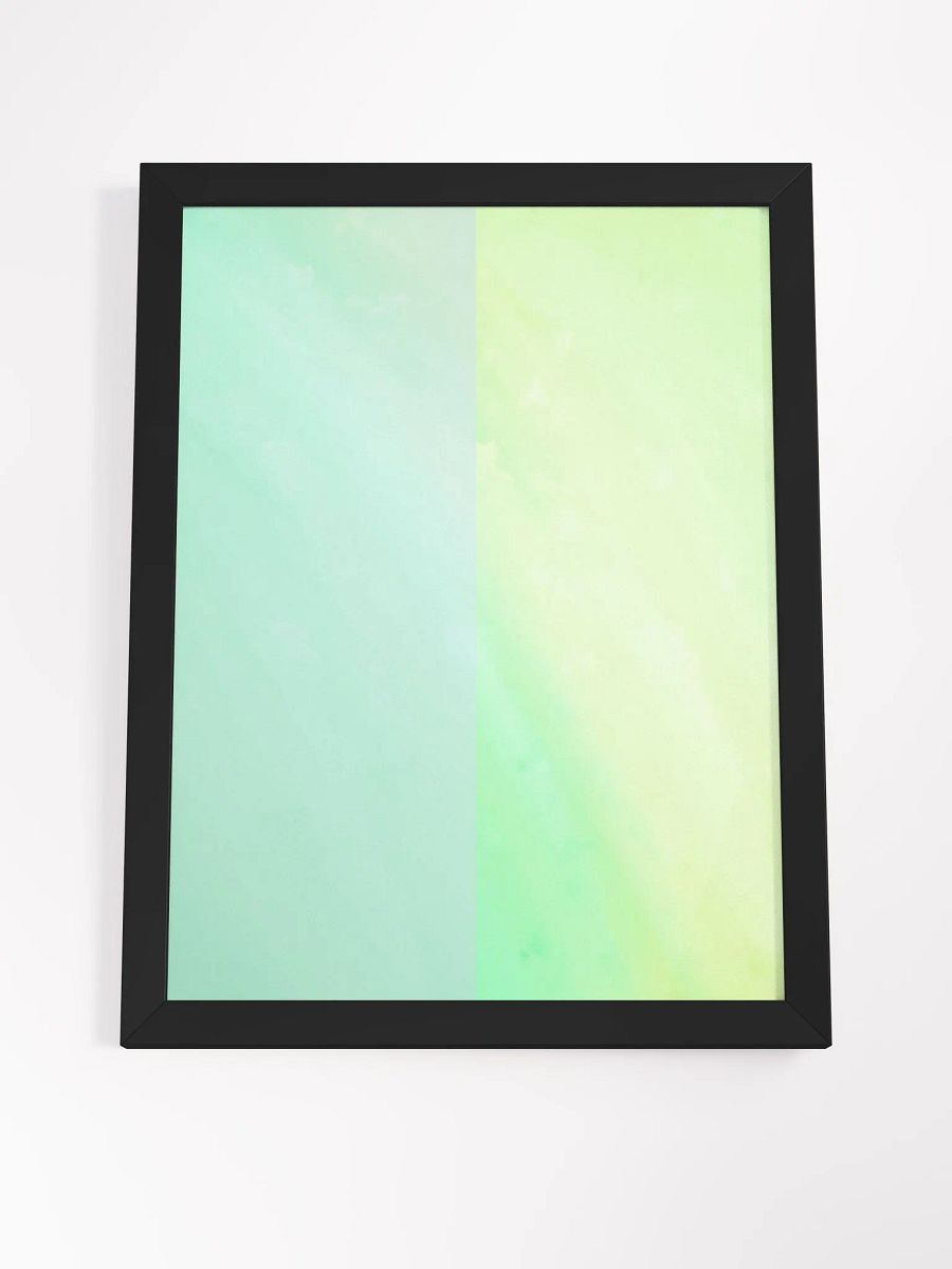 Eco-Friendly Green Inspired Abstract Lines Matte Gradient Oceanic Touch Poster product image (23)